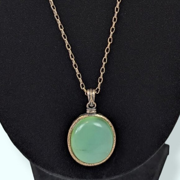 V. Y2K Lucky Brand 2-Strand Reversible Pendant Necklace - Picture 3 of 6